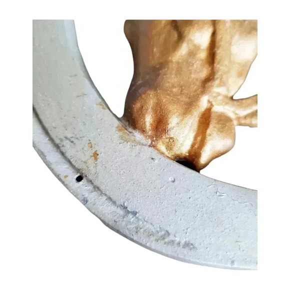 Vintage Horseshoe Wall Art Horse Head Rustic Western Farmhouse Equestrian Decor - Picture 8 of 9